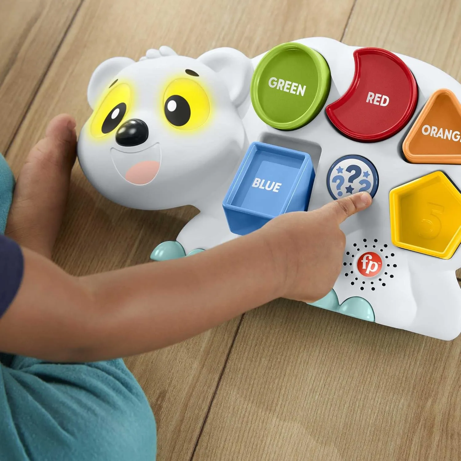 Fisher-Price Linkimals Puzzlin’ Shapes Polar Bear Toddler Toy (QE)