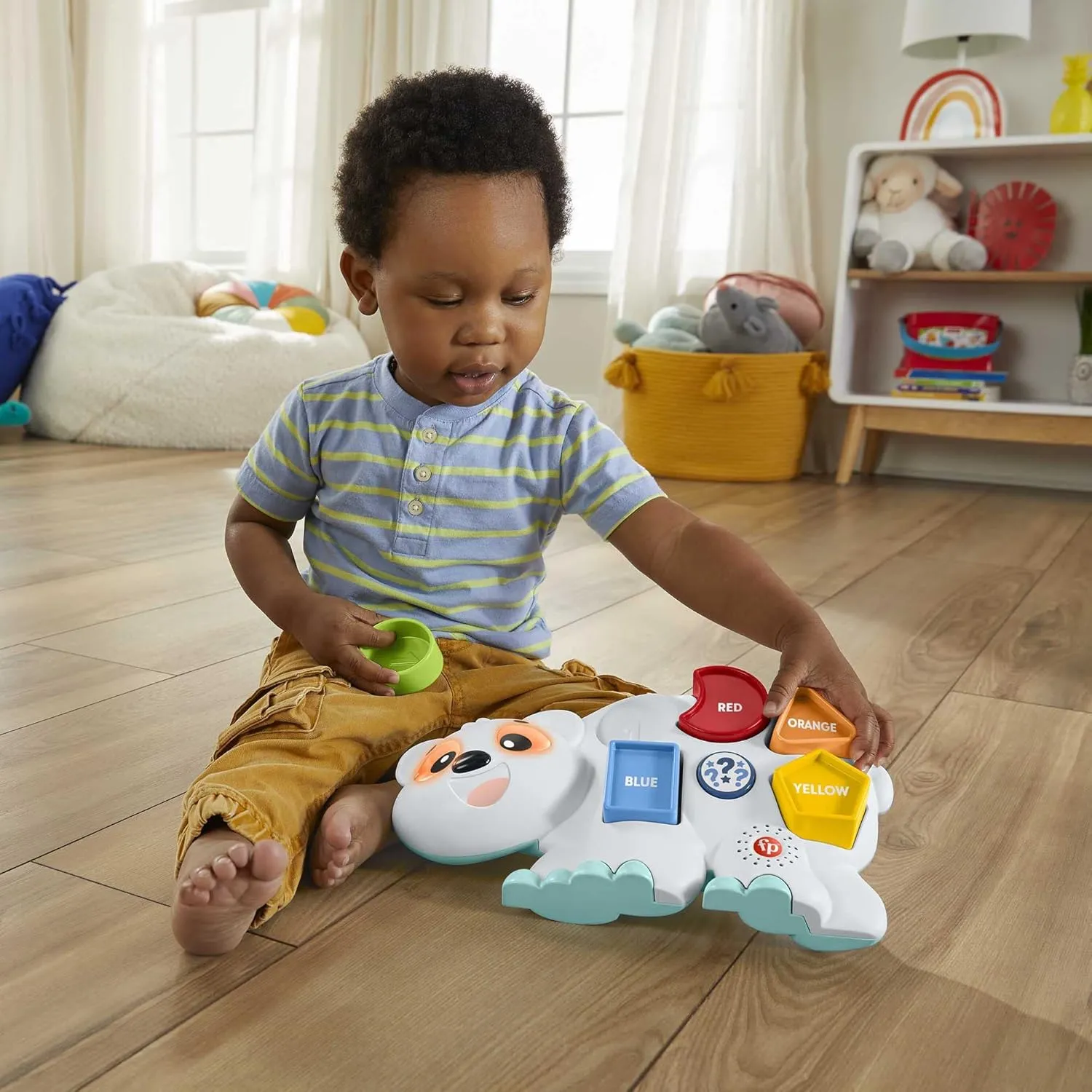 Fisher-Price Linkimals Puzzlin’ Shapes Polar Bear Toddler Toy (QE)