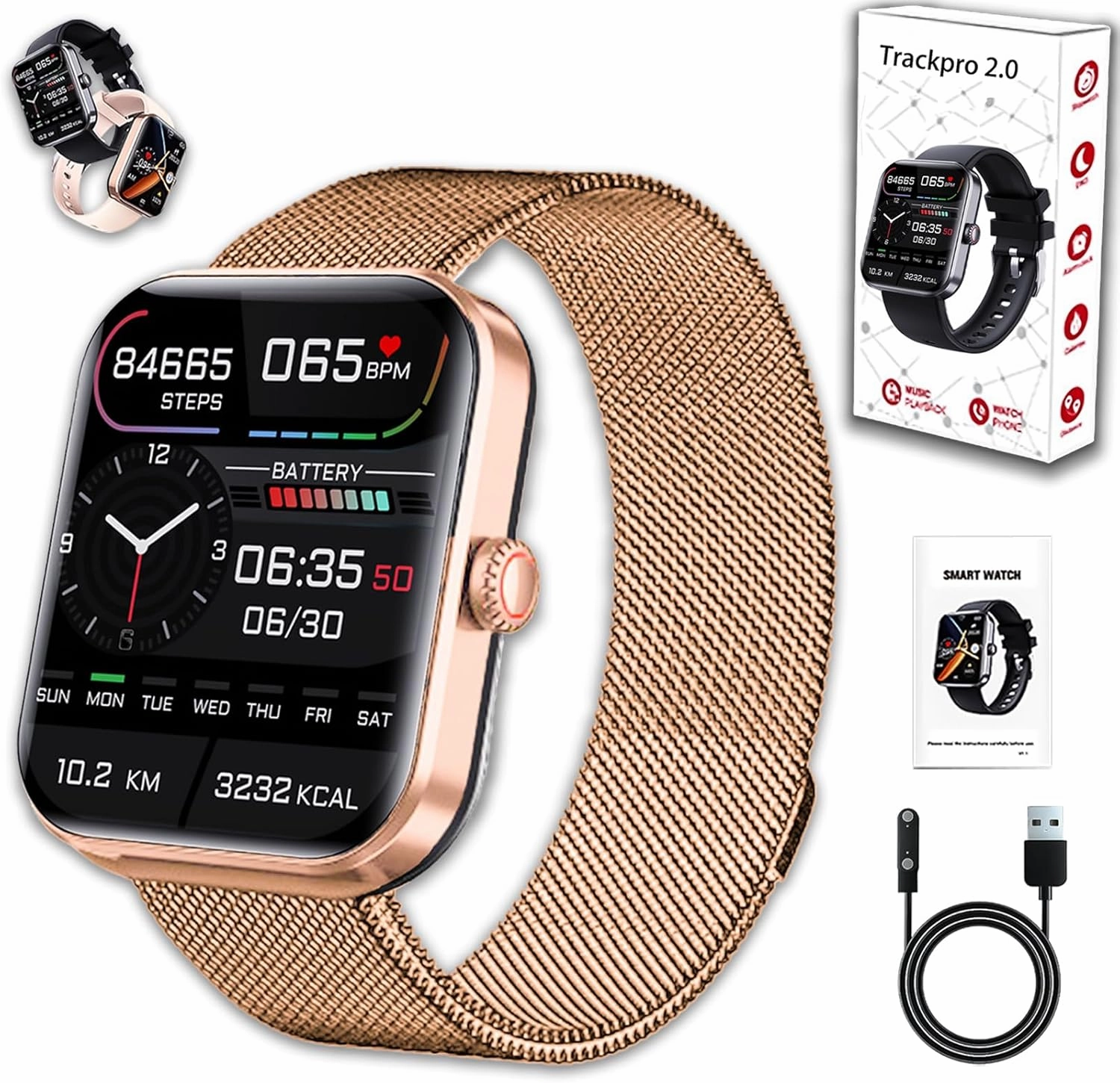 Fitsenso Trackpro 2.0, Ribili Track Pro, Outfany Trackpro 2.0 (Gold-A)