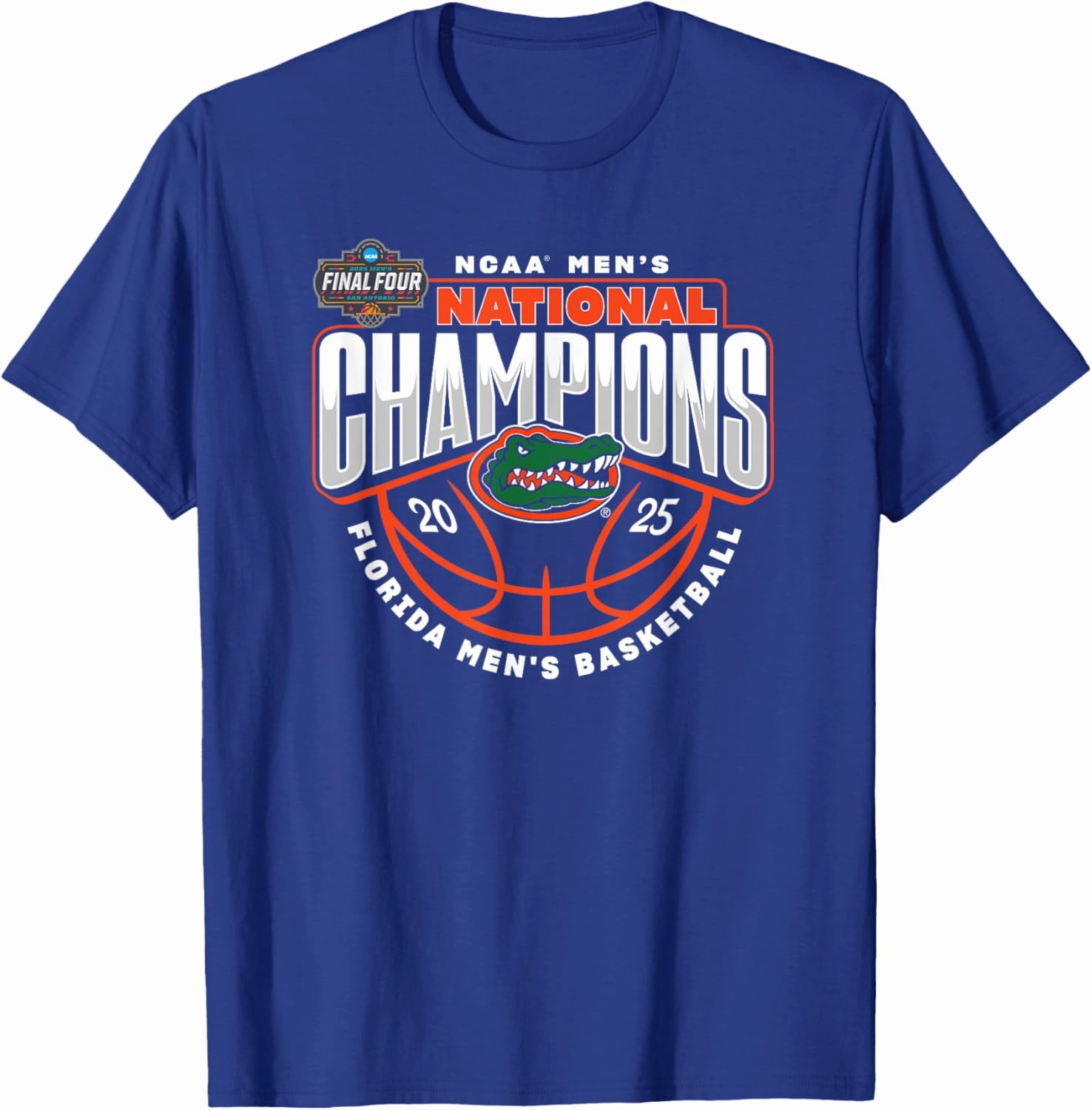 Florida 2025 Men's Basketball National Champions NIL T-Shirt