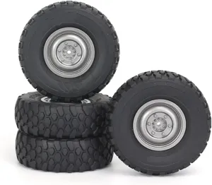 for MN for D90 MN98 MN99S RC Car Upgrade Parts Accessories 4pcs 72mm Soft Tire Wheel RC Car Repair Kit