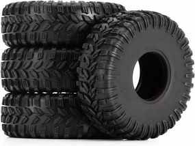 for SCX24 for Bronco for Gladiator for Deadbolt for FCX24 for Enduro24 for AX24 for Super Soft 1.0" Wheel Tires 1/24 All for Terrain Upgrade Rc Car Tires