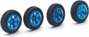 for WLtoys 1/28 284131 K969 K979 K989 K999 P929 P939 for Mini-D Mini-Q Mini-Z Metal Upgrade for Racing Wheel Soft Tire Skin RC Car Replacement Parts RC Car Repair Kit(Blue)