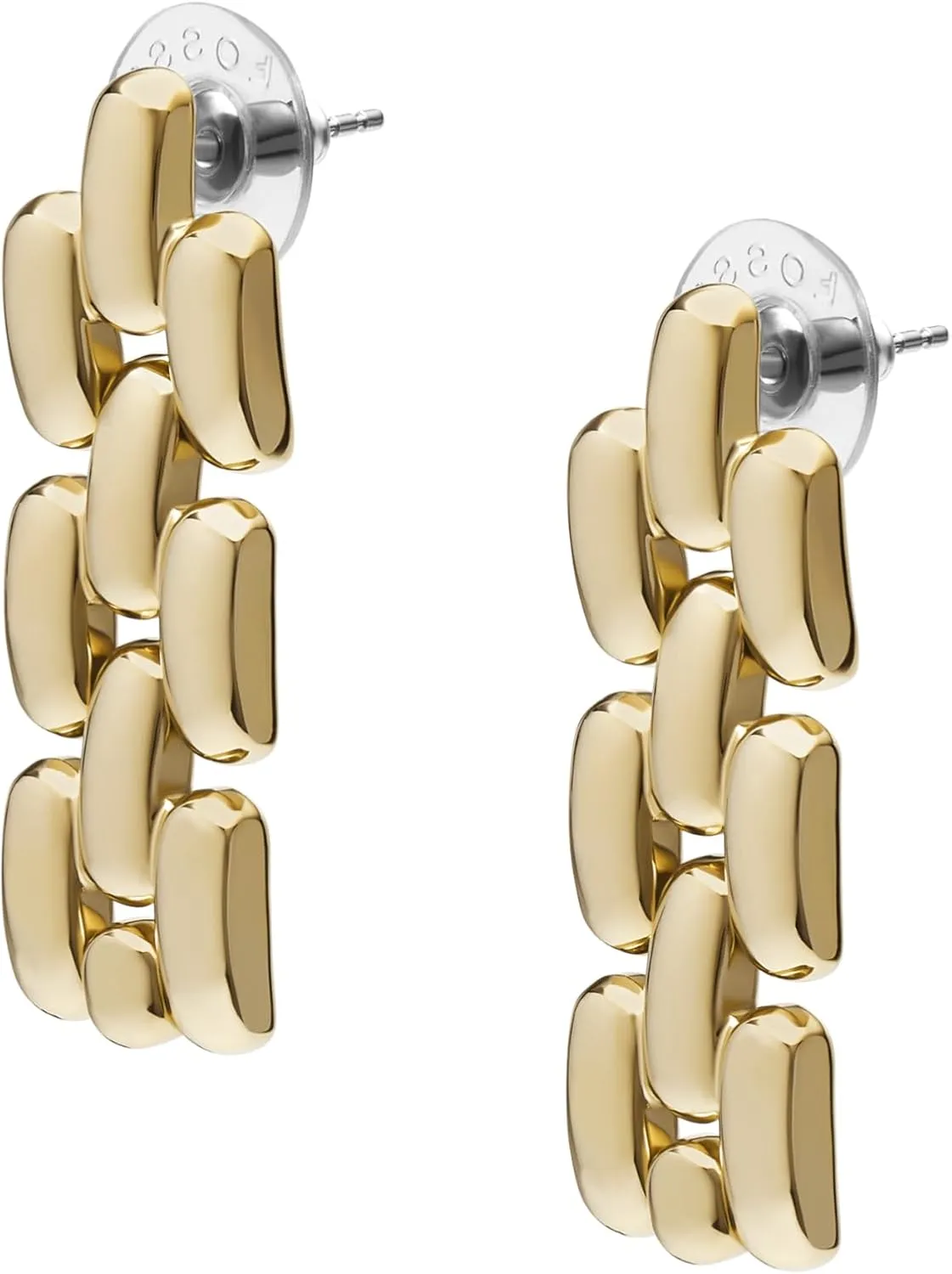 Fossil Women's Stainless Steel Dangle/Drop or Hoop Earrings for Women