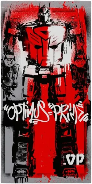 Franco Transformers Optimus Prime Super Soft Cotton Bath/Pool/Beach Towel, 60 in x 30 in, (Official Licensed Product) Collectibles