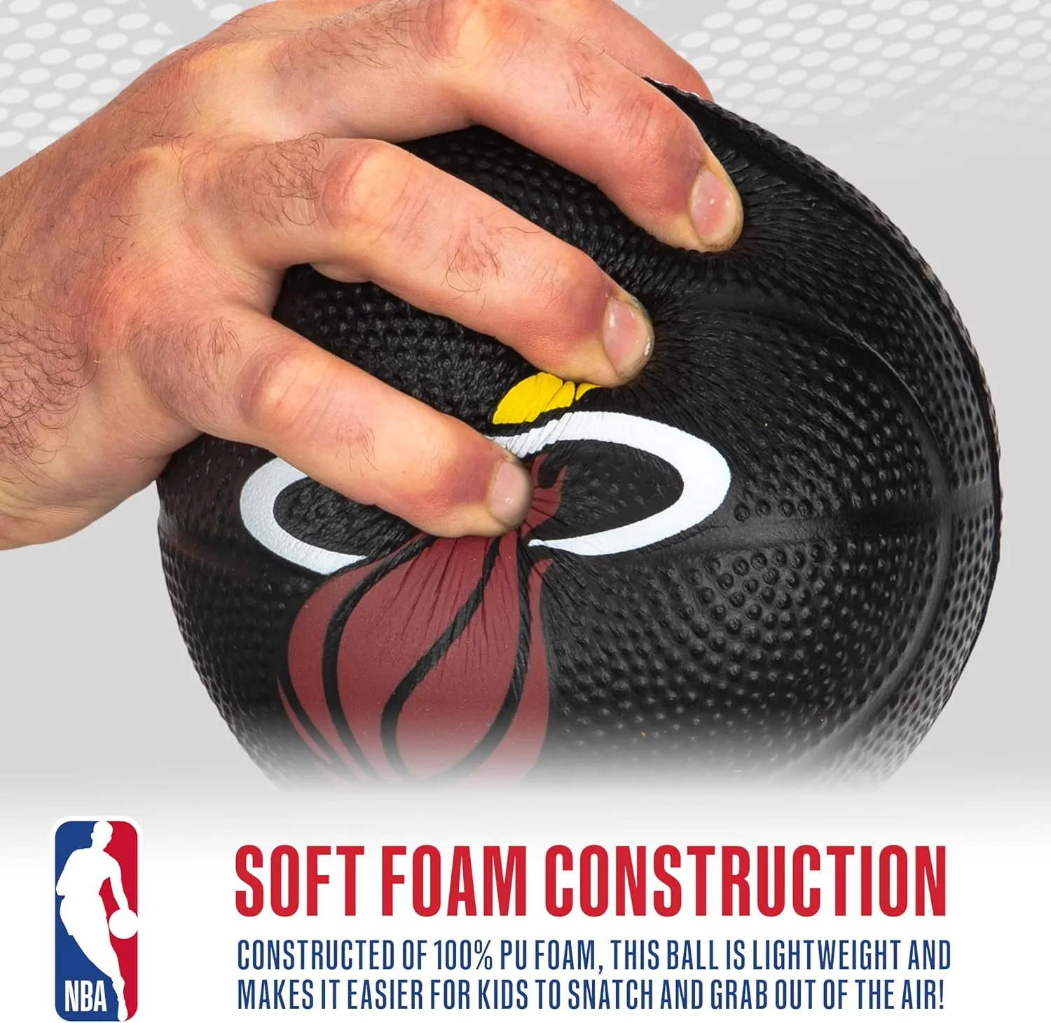 Franklin Sports Kids NBA Mini Foam Basketball - 5.5" Inch Soft Toy Basketball for Indoor or Mini Over the Door Hoops