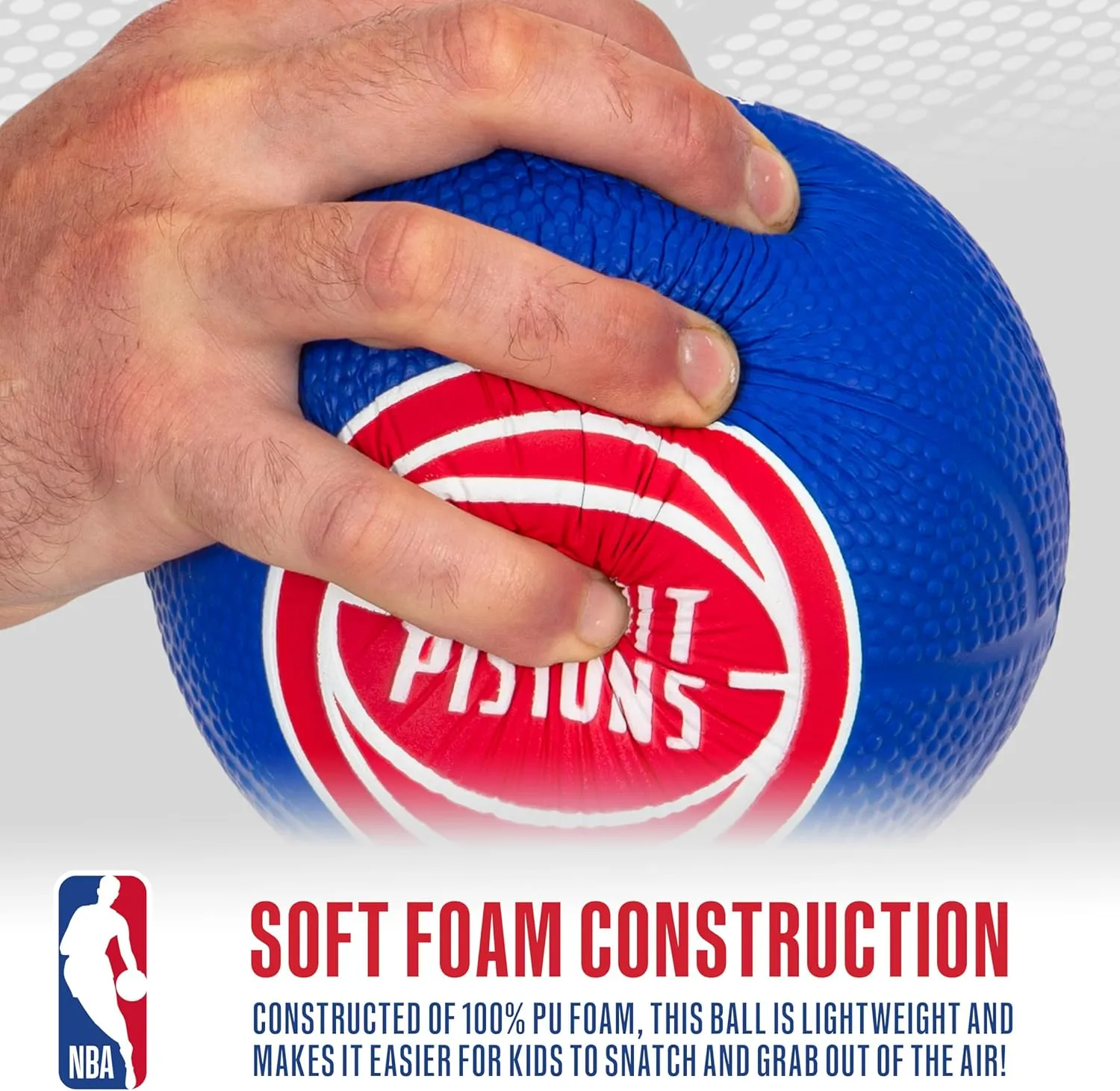 Franklin Sports Kids NBA Mini Foam Basketball - 5.5" Inch Soft Toy Basketball for Indoor or Mini Over the Door Hoops