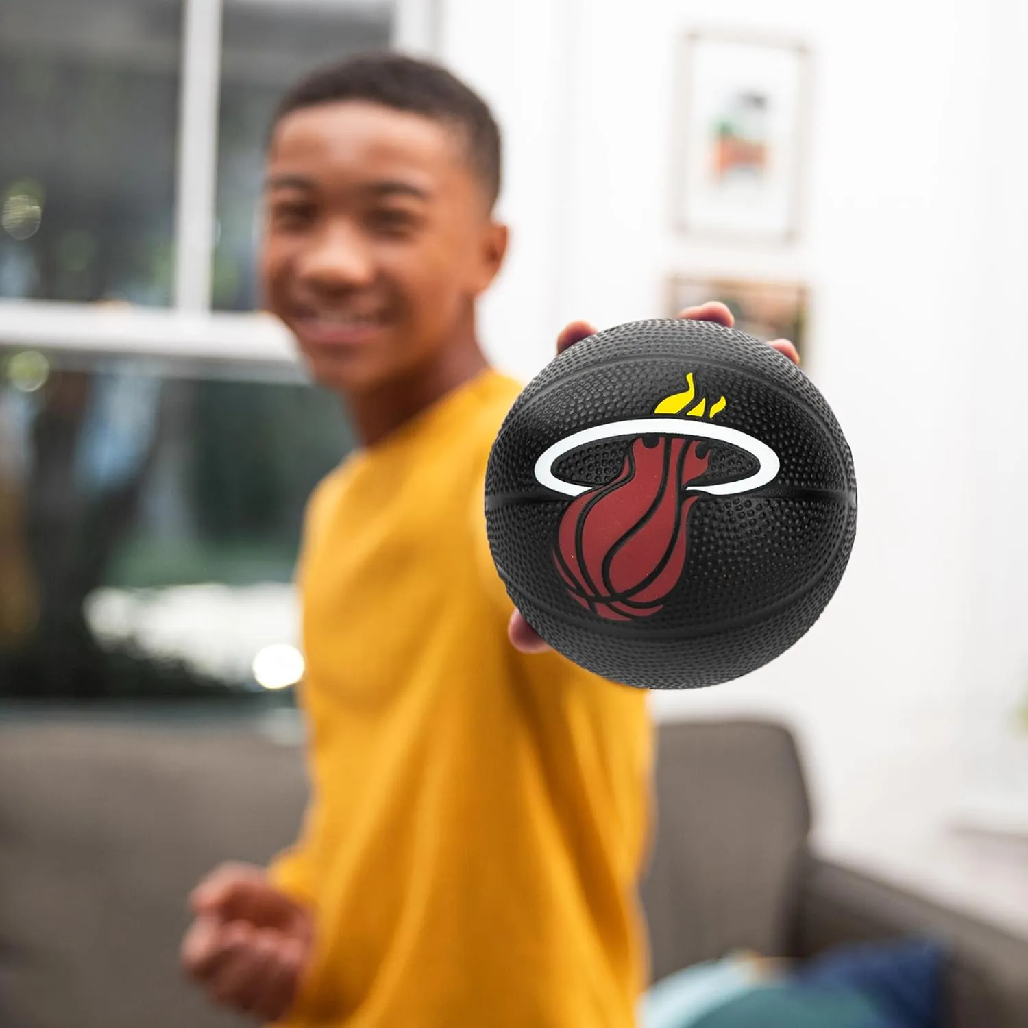 Franklin Sports Kids NBA Mini Foam Basketball - 5.5" Inch Soft Toy Basketball for Indoor or Mini Over the Door Hoops