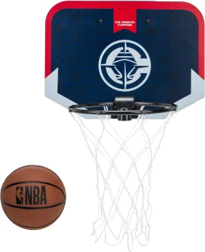 Franklin Sports NBA Team Over The Door Basketball Hoop - Kids Indoor Mini Basketball Hoop with Basketball - NBA Fan Shop Mini Hoop for Bedroom & Office