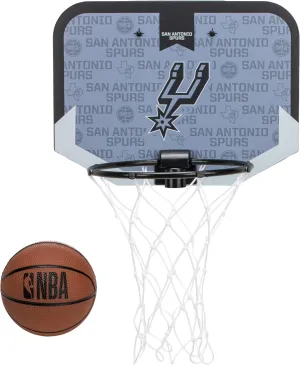 Franklin Sports NBA Team Over The Door Basketball Hoop - Kids Indoor Mini Basketball Hoop with Basketball - NBA Fan Shop Mini Hoop for Bedroom & Office