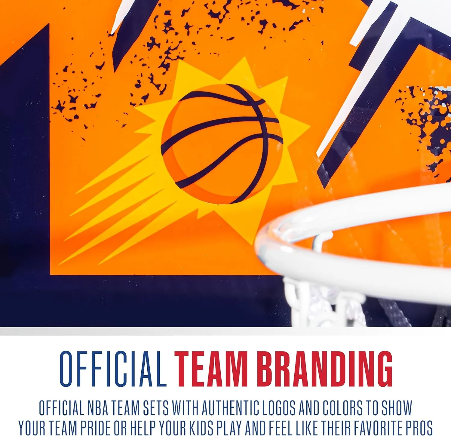 Franklin Sports NBA Team Over the Door Basketball Hoops - Kids Indoor Mini Basketball Hoop   Ball Set - NBA Fan Mini Hoops