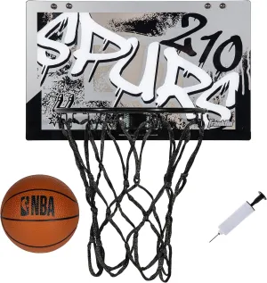Franklin Sports NBA Team Over the Door Basketball Hoops - Kids Indoor Mini Basketball Hoop   Ball Set - NBA Fan Mini Hoops