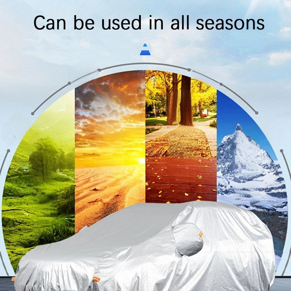 Full Car Covers for Mercedes-Benz Viano W639 2005-2008 2009 2010 2011 2012 2013 2014, All Weather Exterior Waterproof Scratch Automobile Apparel Non Slip Clothing Windproof Durable Protective Layer