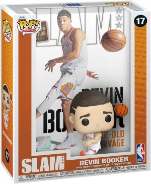 Funko POP! NBA Cover: Slam – Devin Booker - Collectable Vinyl Figure - Gift Idea - Official Merchandise - for Kids & Adults - Sports Fans - Model Figure for Collectors and Display
