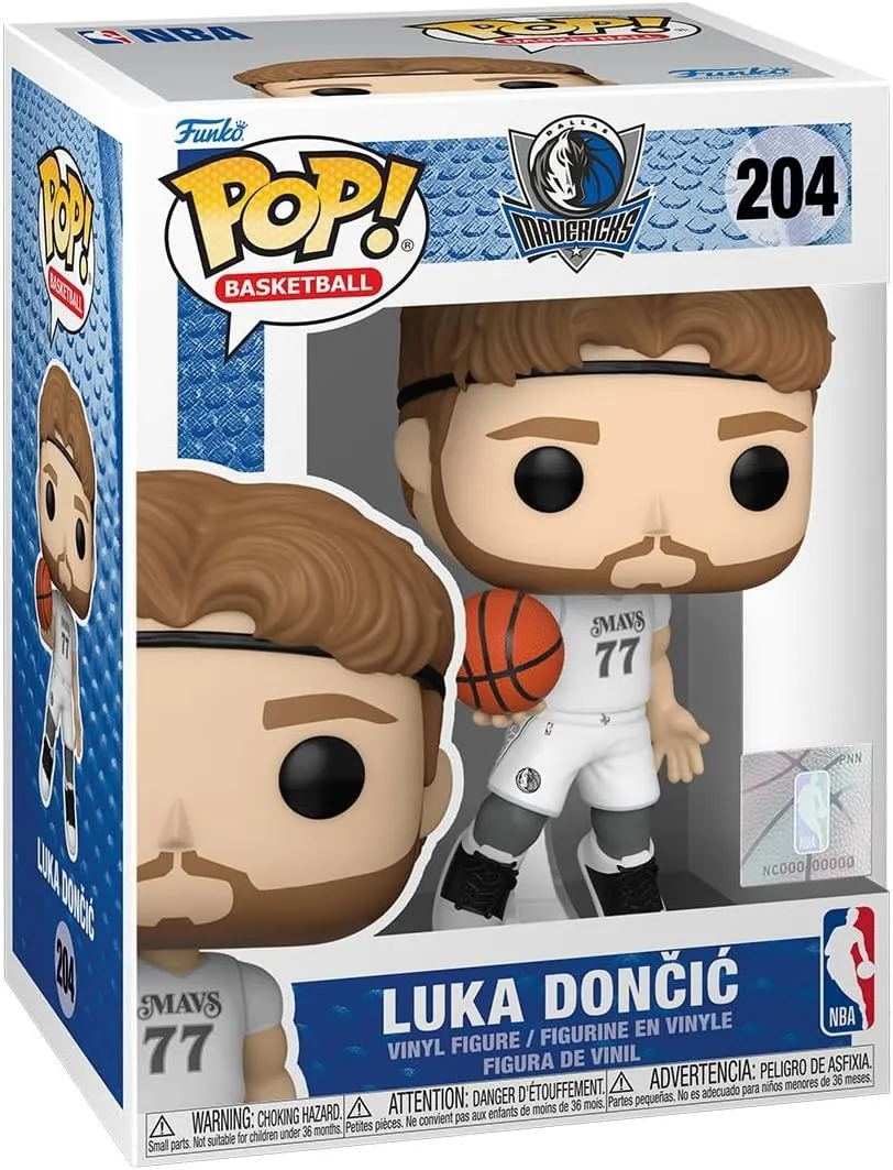 Funko Pop NBA: Dallas Mavericks - Luka Doncic - (24-25 City Edition) - Collectable Vinyl Figure - Gift Idea - Official Merchandise - Toys for Kids & Adults - Sports Fans
