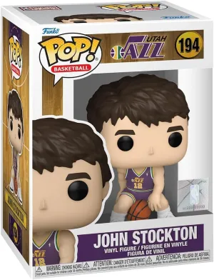 Funko POP NBA: Jazz - RS John Stockton - Collectable Vinyl Figure - Gift Idea - Official Merchandise - for Kids & Adults - Sports Fans - Model Figure for Collectors and Display