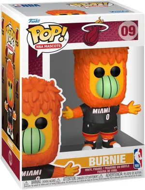 Funko POP! NBA: Mascots - Miami - Burnie The Fireball - Collectable Vinyl Figure - Gift Idea - Official Merchandise - for Kids & Adults - Sports Fans - Model Figure for Collectors and Display