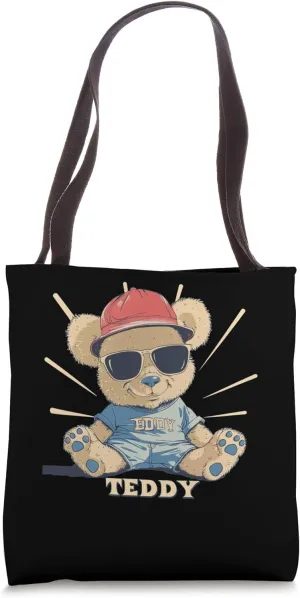 Funny Eddy the Teddy Bear Costume Tote Bag