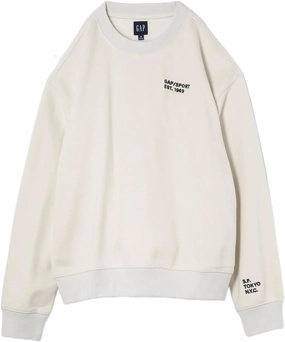 GAP Men's Mini Logo Crewneck Sweatshirt