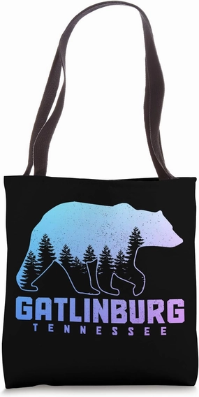 Gatlinburg Tennessee Bear Grizzly Pride Outdoor Vintage Tote Bag