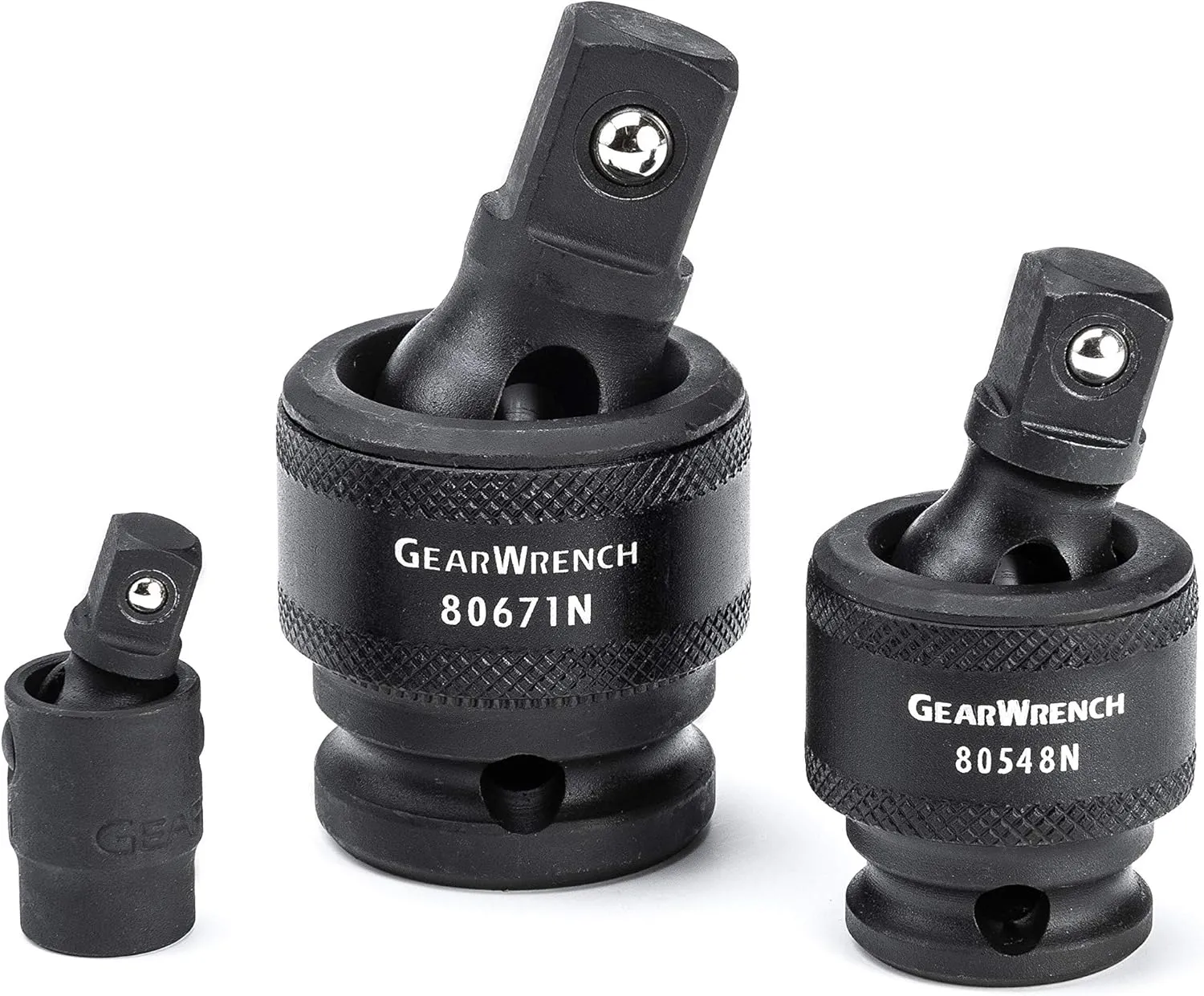 GEARWRENCH 3 PC. 1/4", 3/8", 1/2" Drive Impact Universal-Joint Set - 84969A-07