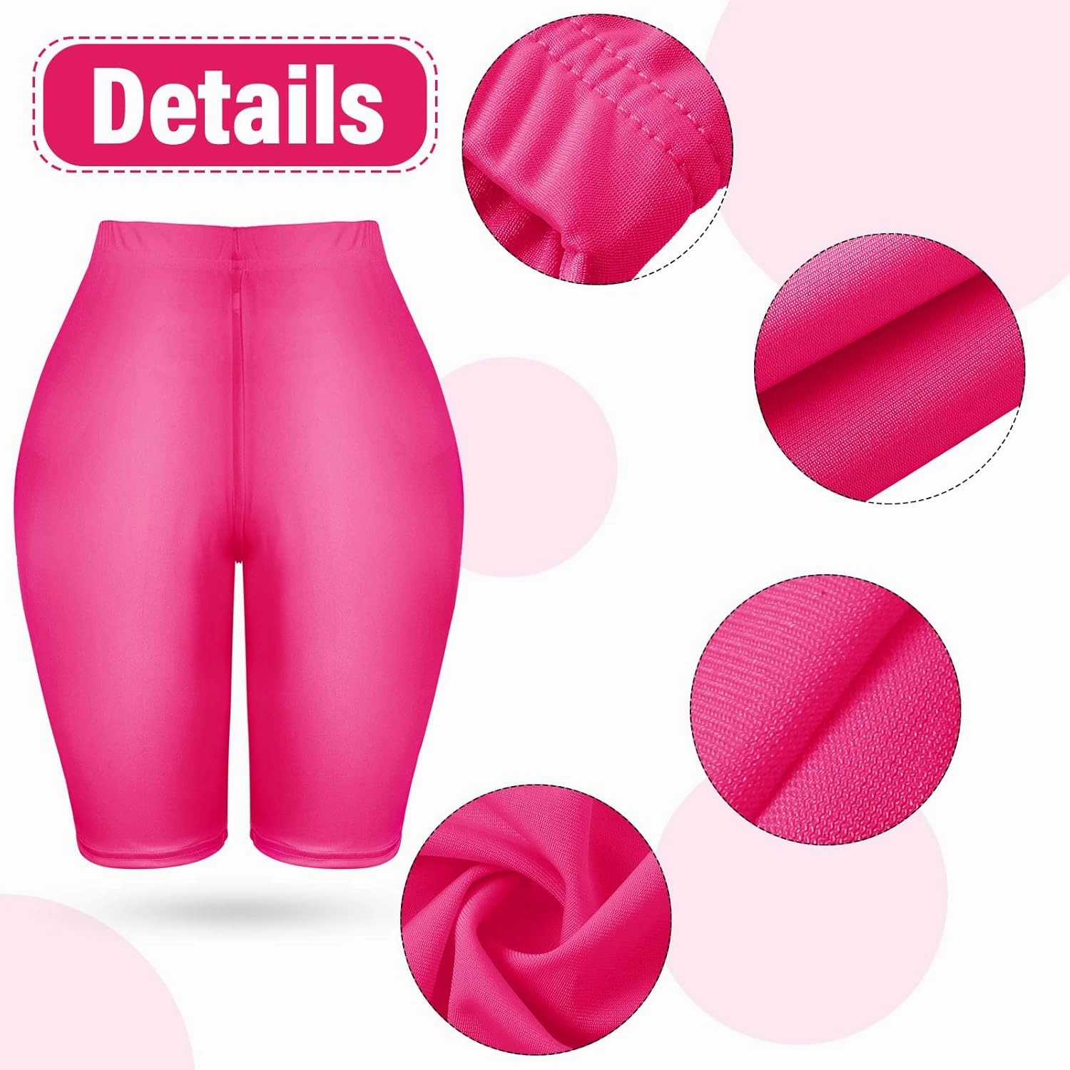 Geyoga 7 Pcs 80s 90s Outfit for Woman Hip Hop Costume Kit Rapper Accessories Yoga Pants Sunglasses Gold Chain Earrings