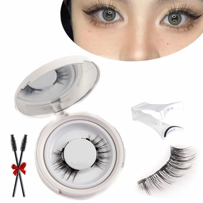 Giani Magnetic Eyelashes with Applicator, Co Magnetic Eyelashes, Magnetic Eye Lashes, False Eye Lashes (Slimming Style)