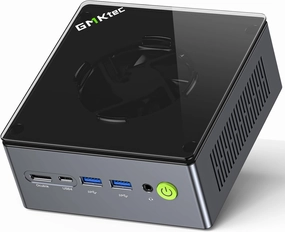 GMKtec Mini PC Gaming, M7 AMD Ryzen 7 PRO 6850H (8C/16T 4.70Ghz) Dual NIC LAN 2.5G Desktop Computer, 32GB DDR5 RAM   512GB Hard Drive PCle SSD, Dual USB4, HDMI 2.1, USB-C