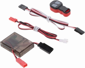 GoolRC Wireless Winch Remote Controller with Receiver Replacement for 1/10 Traxxas Axial Tamiya RC4WD HPI Redcat RC Crawler Car