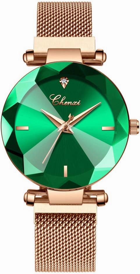 Gosasa Luxury Women Watches Analog Quartz Watch Magnetic Clasp Mesh Band Waterproof Wrist Watches for Ladies