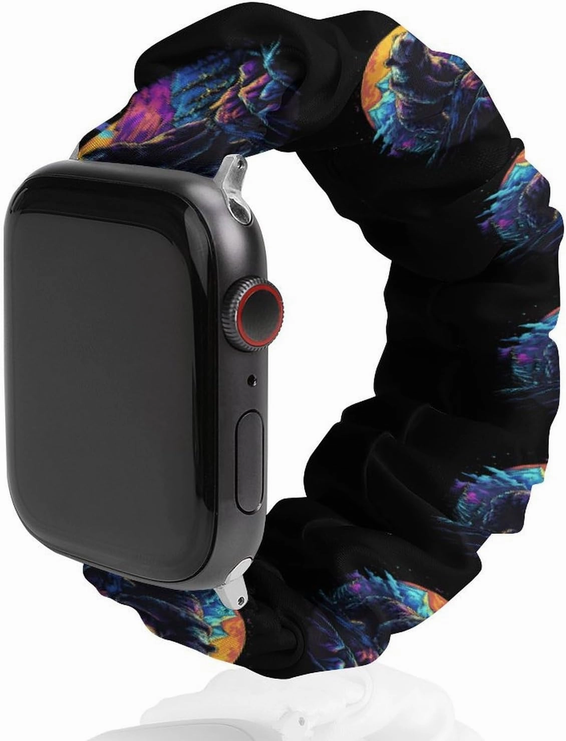Grizzly Bear Sunset Fashion Watch Strap Scrunchies Wristbands Compatible With IWatch Series