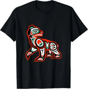 Haida art, Native American Style, Bear Totem T-Shirt