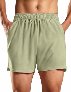 Haimont 5 Inch Mens Dry Fit Running Athletic Shorts with Pockets, Water Resistant Lightweight Quick Dry Gym Workout Shorts