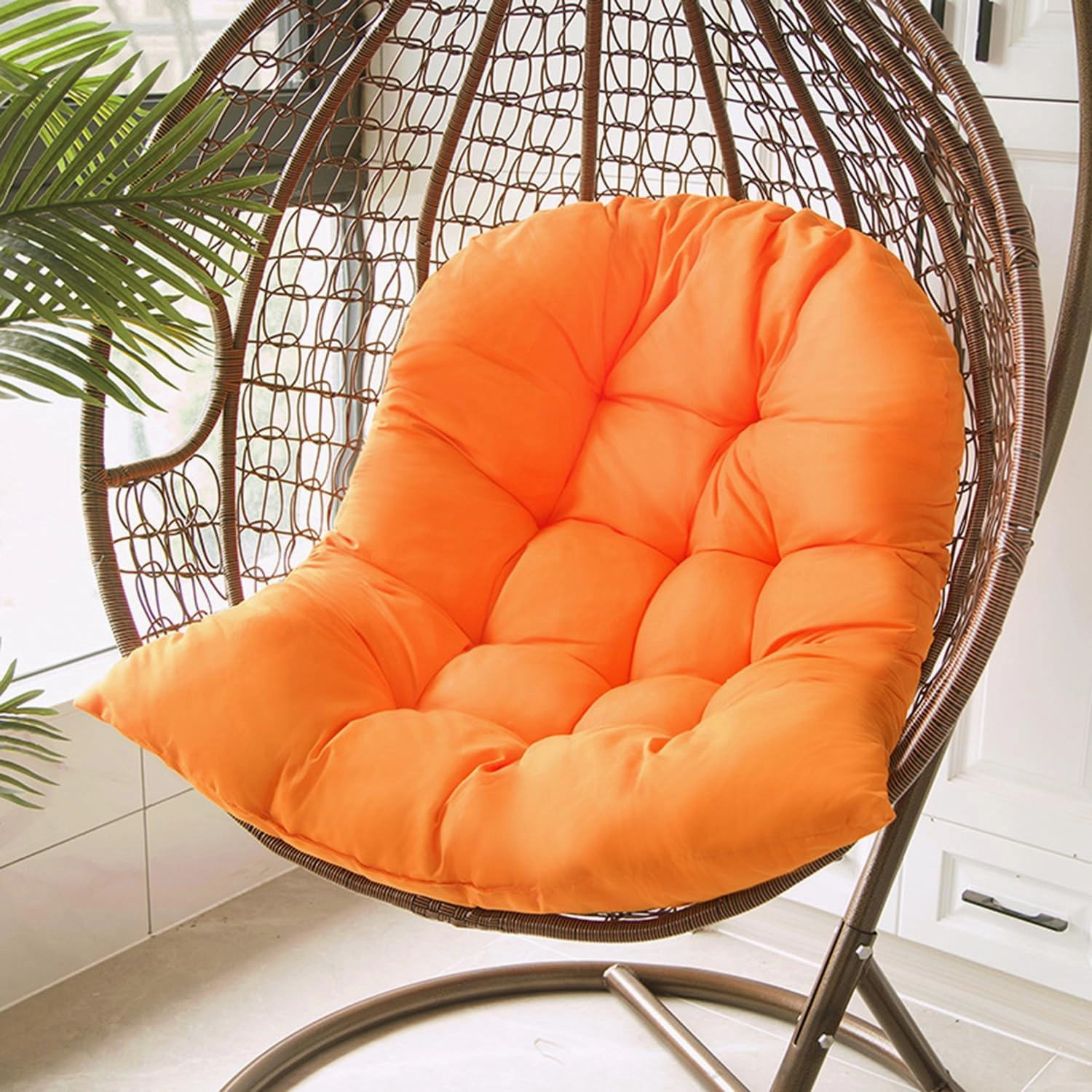 Hammock Swing Chair Cushion, Hanging Basket Seat Cushion Pillow, Soft Hanging Egg Chair Back Cushions Pads, for Indoor and Outdoor Garden Offices