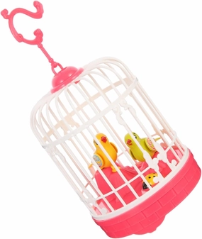 HANABASS Interactive Electric Bird with Voice Activation Simulated Singing and Light Bird Model for Home and Garden Decoration