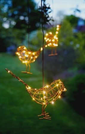 Hanging Robin Light, Set of 3