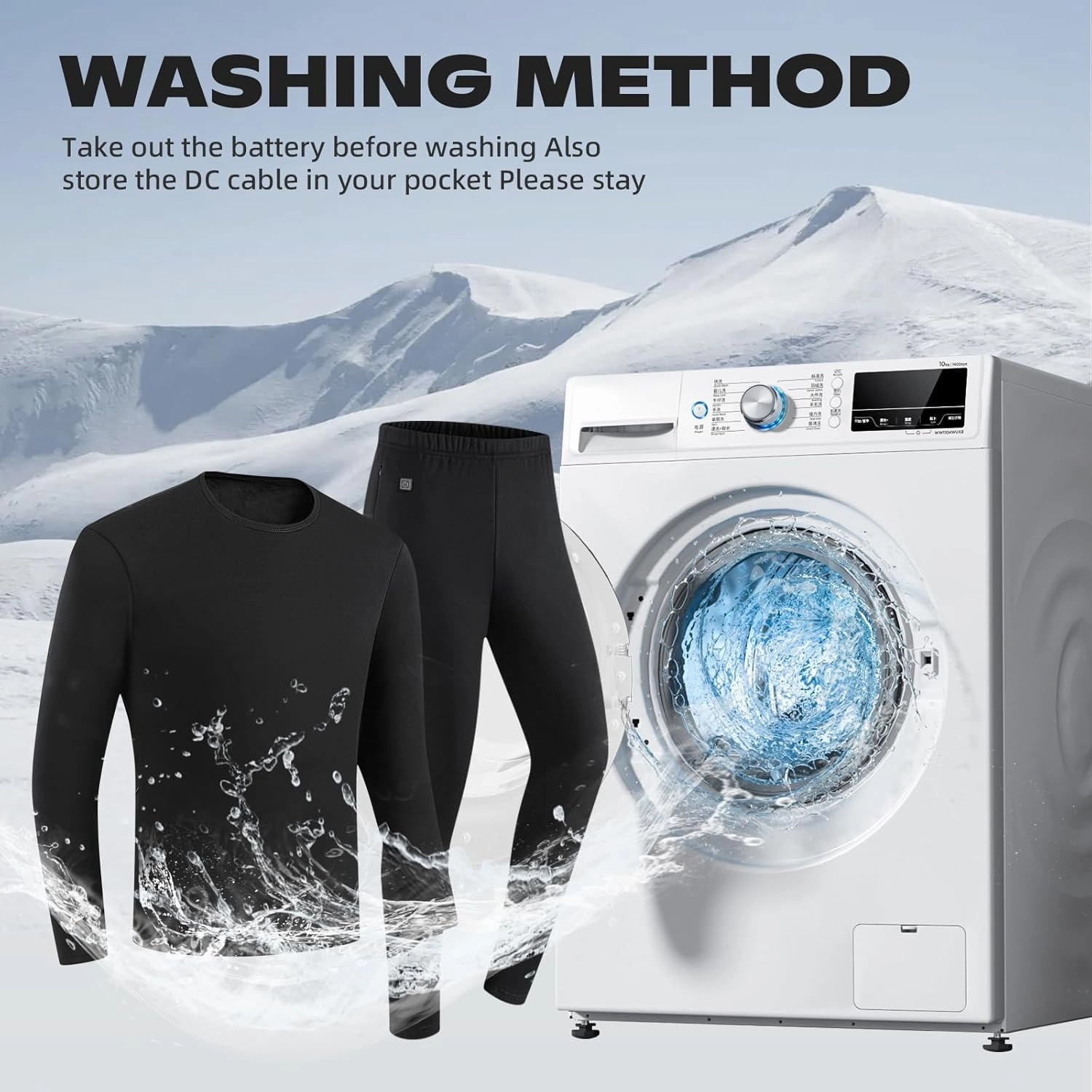 Heated Thermal Underwear Top   Heated Pant for Women