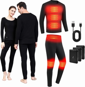 Heated Thermal Underwear Top   Heated Pant for Women