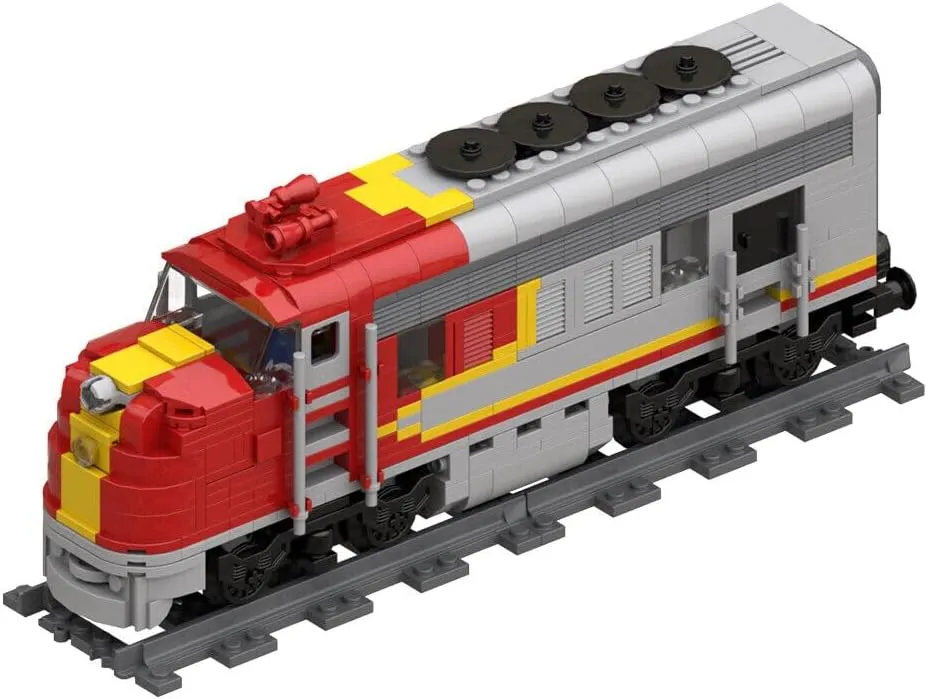 Heavy Duty Passenger Locomotive Train Building Toys 570 Pieces MOC Build for Age 18 