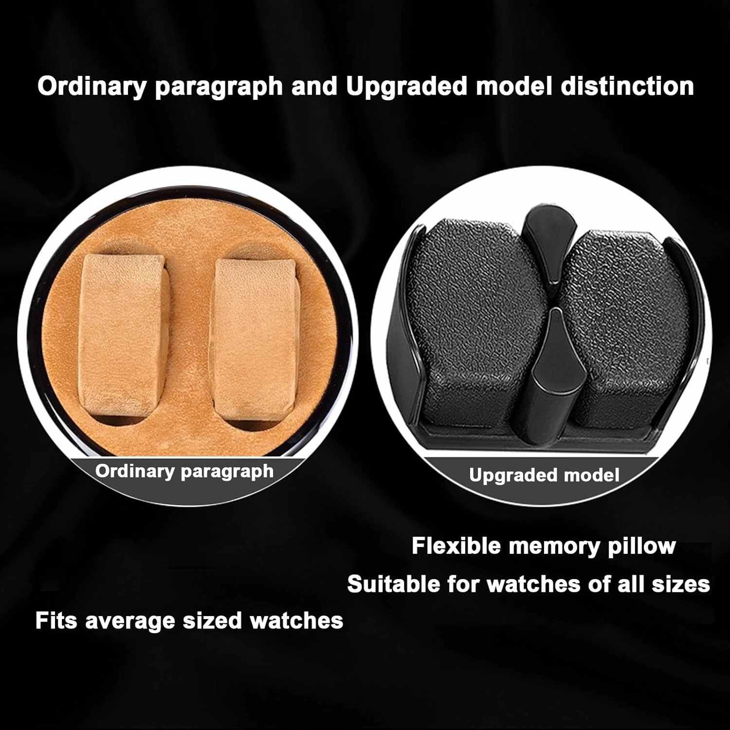 High End Watch Winder for Automatic Watches, Lockable Watch Winders, Blue LED Light & 4 Rotation Mode Setting, Watch Winder Box for Woman Men, 14 x 10 x 9 in (Color : 07)