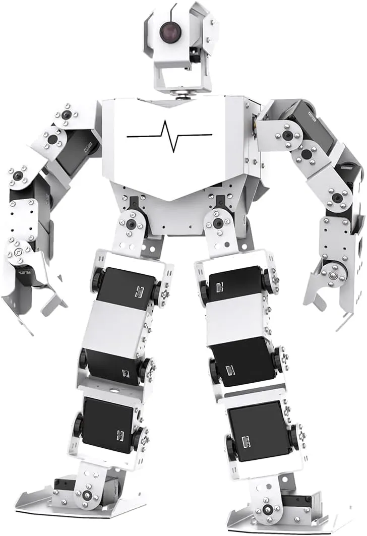 HIWONDER AI Intelligent Visual Humanoid Robot Powered by Raspberry Pi 5 8GB,DIY Robot Kits for Teens and Adults Supports App,Python Programming,PC Software (Pro Kit)
