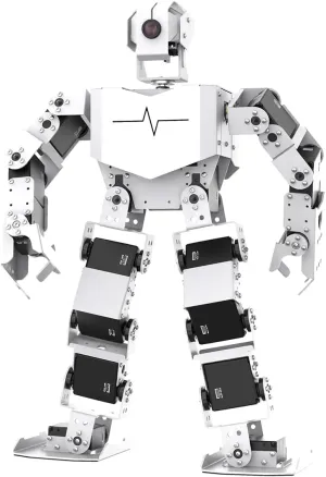 HIWONDER AI Intelligent Visual Humanoid Robot Powered by Raspberry Pi 5 8GB,DIY Robot Kits for Teens and Adults Supports App,Python Programming,PC Software (Pro Kit)