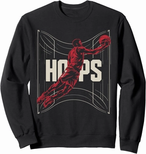 Hoops Basketball Dunk Silhouette Athletic Sportswear Sweatshirt