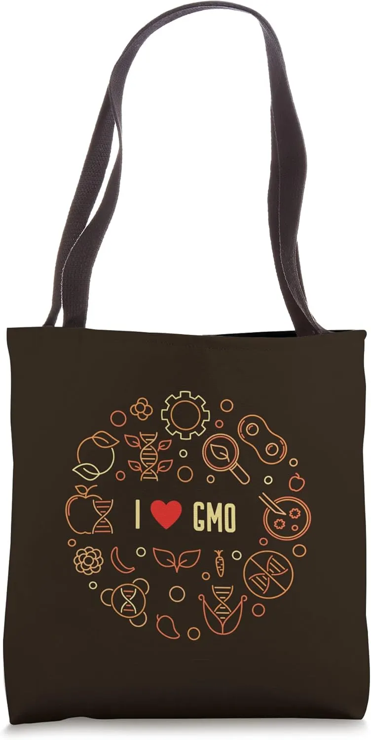 I Love Genetically Modified Organism (GMO) Tote Bag