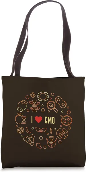I Love Genetically Modified Organism (GMO) Tote Bag