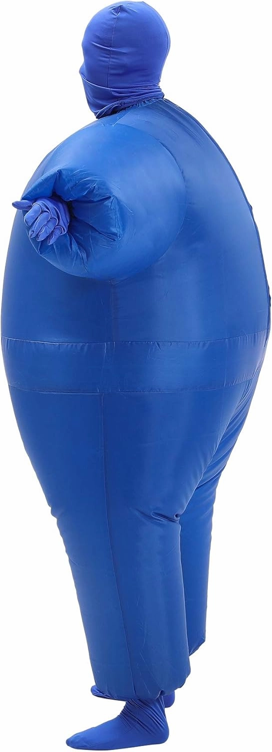 IHGYT Inflatable Masquerade Costume Full body suit Air Blow up Costumes Jumpsuit Suit