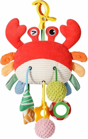 Infant Stroller Hanging Toys 0-3 Baby Fabric Drawstring, Baby Bedside Comfort Toy