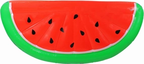 Inflatable Jumbo Watermelon Slice Lounge Pool Float - 5.75' - Red and Green