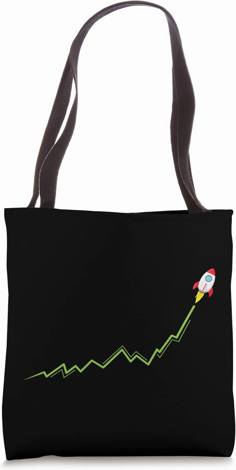 Internet vs. Wallstreet Price Rocket Tote Bag