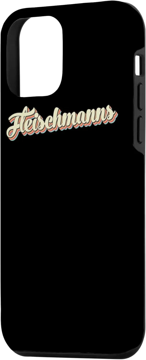 iPhone 12 mini Fleischmanns TShirt Retro Art Baseball Font Vintage Case